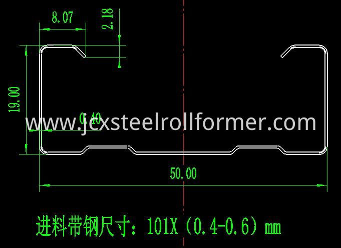 Good Price Omega Ceiling Roll Forming Machine