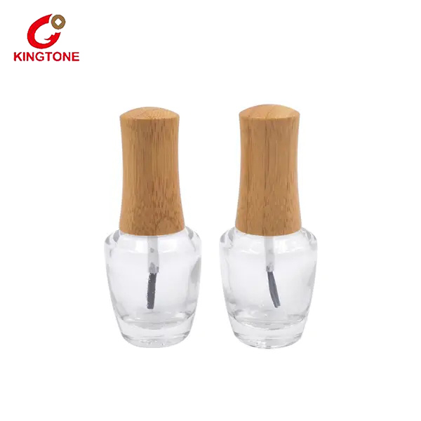 New Arrival 5ml Clear Empty <a href='/nail-polish-bottle/'>Nail Polish Bottle</a> with Bamboo Brush