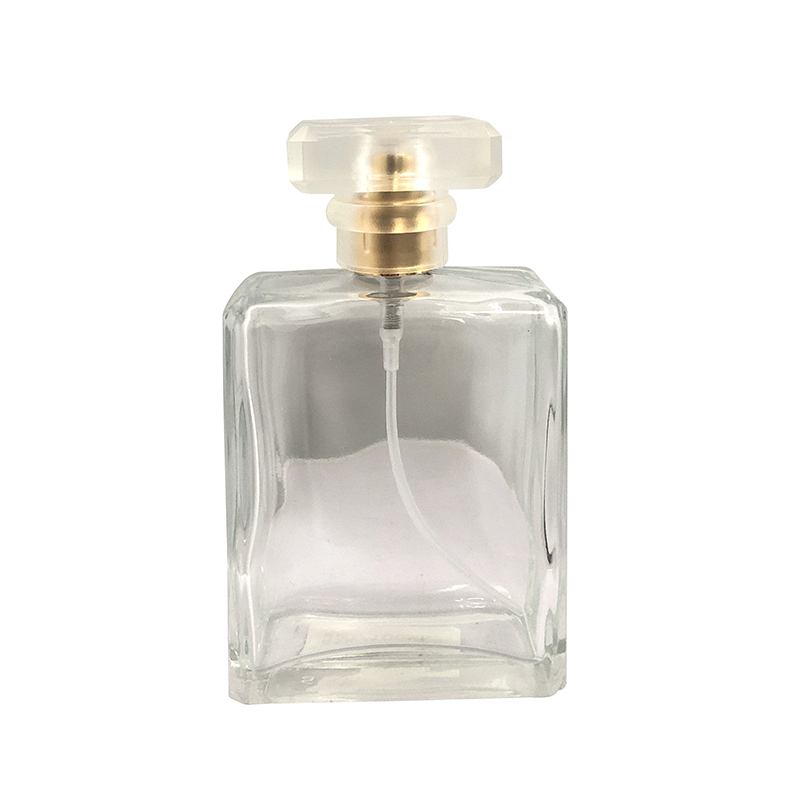 Perfume Bottle Custom Clear Glass Cologne Acrylic Cover