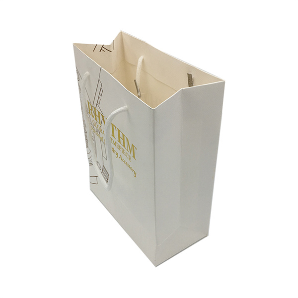 Factory Direct: Custom Foil Stamped Paper <a href='/gift-bag/'>Gift Bag</a>s for Jewelry Packaging.