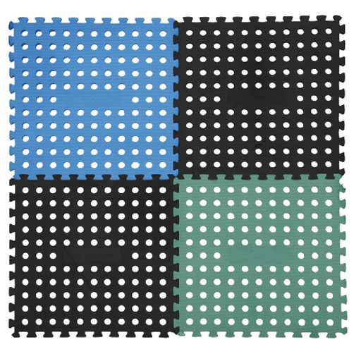 4 x Blue Interlocking Jigsaw Floor EVA <a href='/foam-mats/'>Foam Mats</a> (1.4 sqm)  Modern Home Furniture