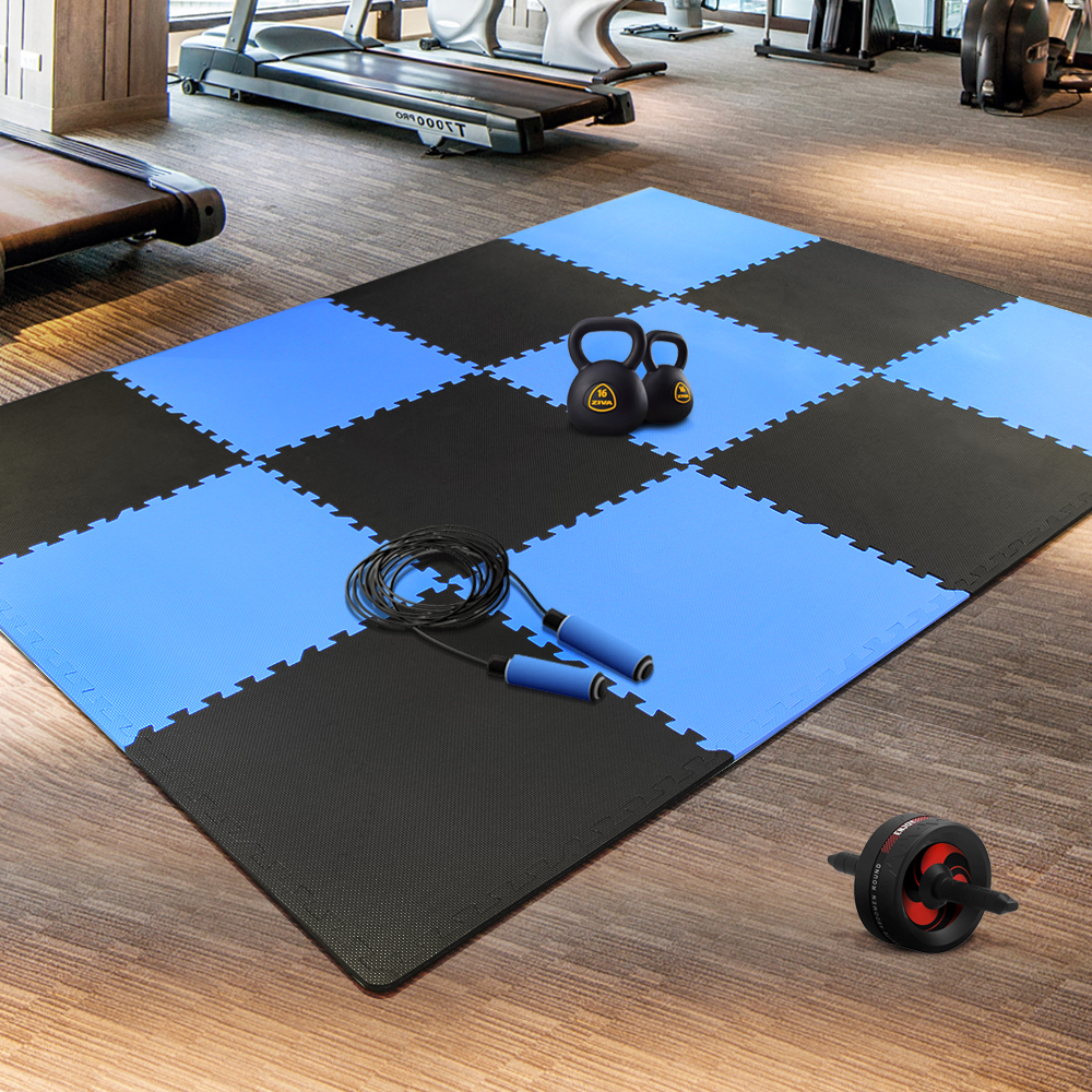 Factory Direct Gym Mats: Durable <a href='/foam-floor-tiles/'>Foam Floor Tiles</a> for Home Workout Equipment and Garage Flooring