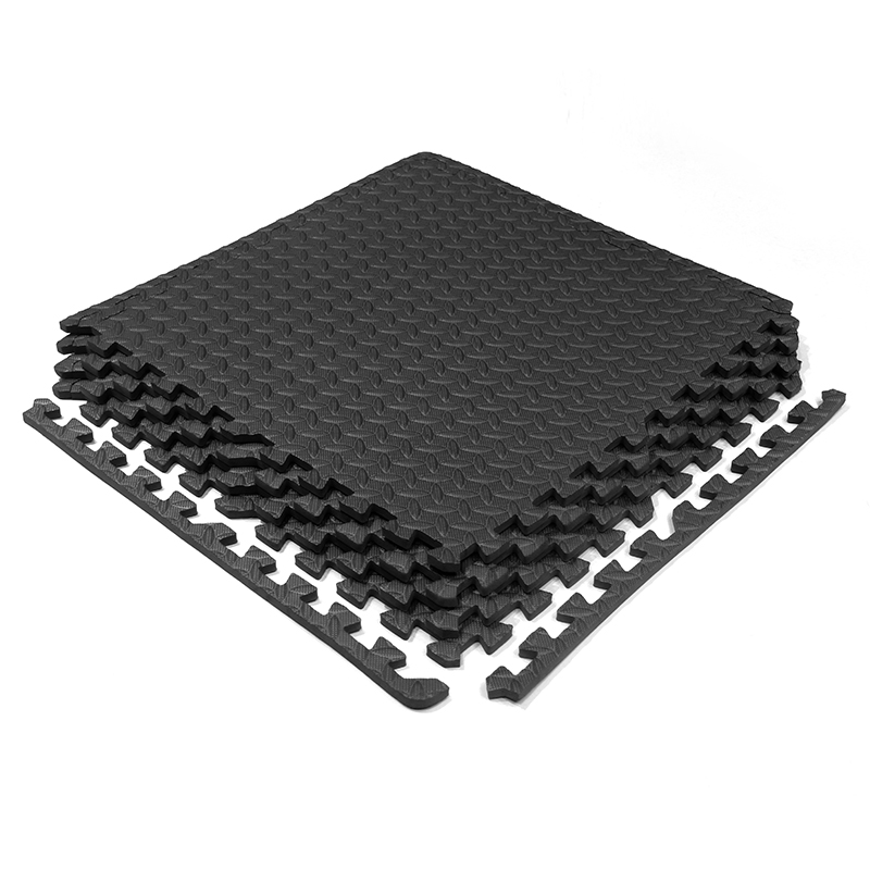 Factory Direct: Black Foam Puzzle <a href='/exercise-mat/'>Exercise Mat</a> Tiles for Fitness Gym Equipment