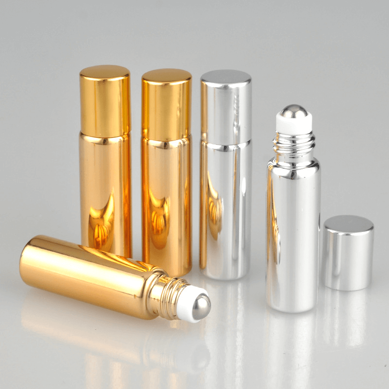 Factory Direct Colored Steel Rollerball <a href='/glass-perfume-bottles/'>Glass <a href='/perfume-bottle/'>Perfume Bottle</a>s</a> for Leak-Proof Convenience in 5ml and 10ml Sizes