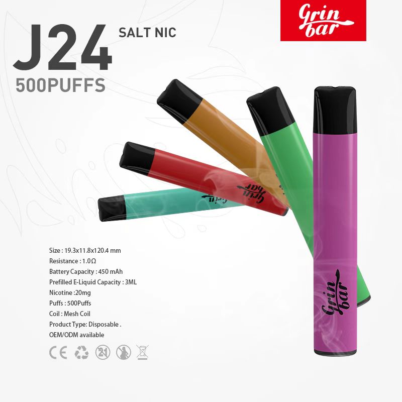 Factory Direct 2022 Hot Sale <a href='/disposable-vape-pen/'>Disposable <a href='/vape-pen/'>Vape Pen</a></a> for UK - 20mg Salt Nic, 500 Puffs, 2ml Eliquid - Wholesale E-Cigarette