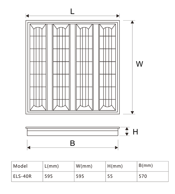 ELS-40R尺寸图