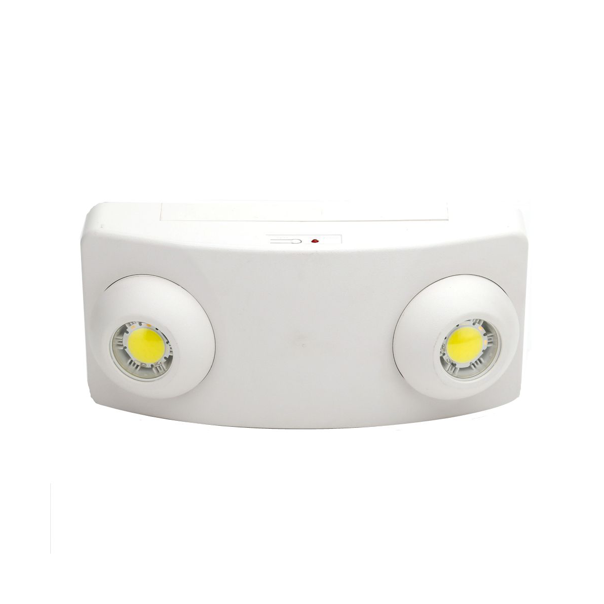 White 2-<a href='/light/'>Light</a> Integrated LED Emergency Light