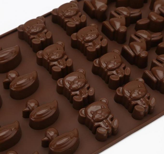 Animal Shaped Silicone Chocolate Molds Unique Deisgn For Kids Children