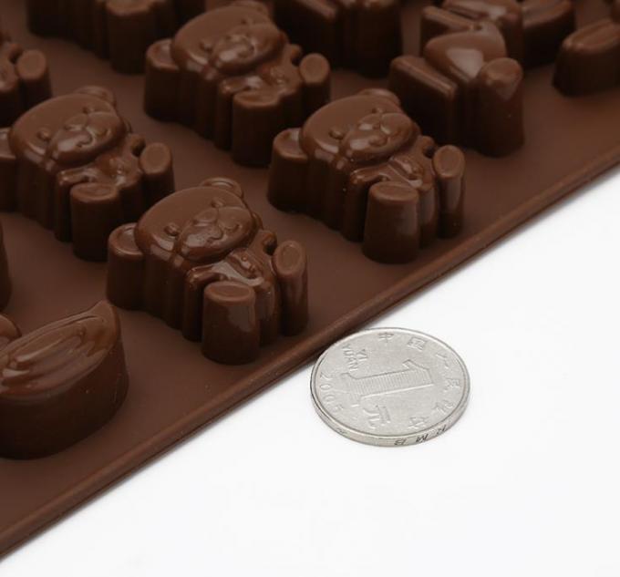 Animal Shaped Silicone Chocolate Molds Unique Deisgn For Kids Children