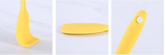 Long Thin Baking Silicone Spoon Spatula Non Harmful Material High Heat