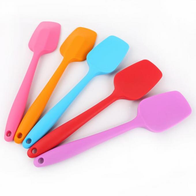 High Temperature Core Silicone Non Stick Spatula Large Size Customized Color