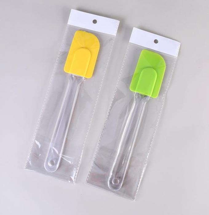 Angled Small Cookie Silicone Spoon Spatula Cooking Tool Practical