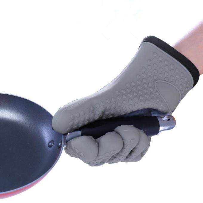 Bakery Silicone Bbq Gloves , Flexible Silicone Rubber Gloves For Grilling