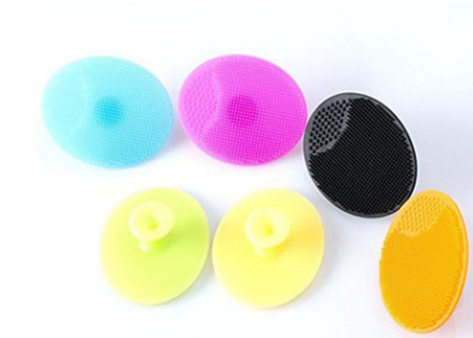 FDA Super Soft Oval Silicone Facial Cleaning Brush For Body And Face