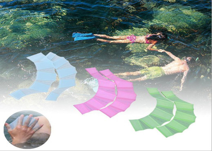 Factory Direct Silicone Webbed Swimming Gloves for Swim & Exercising - Cricket Designed