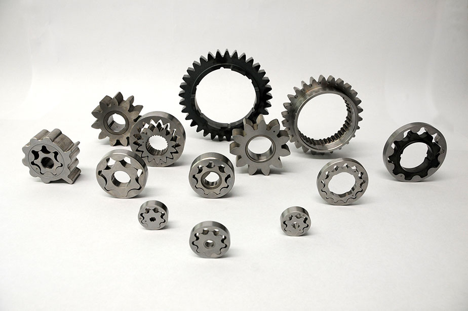 powder metal sintered double spur gear3