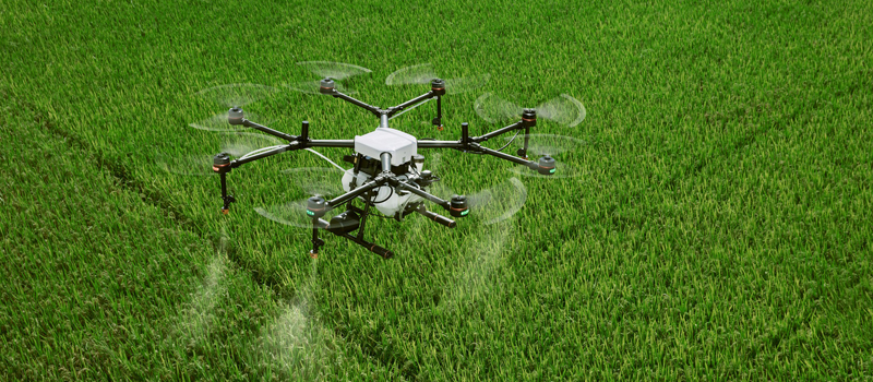 Foldable, 10L Water Tank Agricultural Spraying Drone Helicopter  Trendzo.co.uk