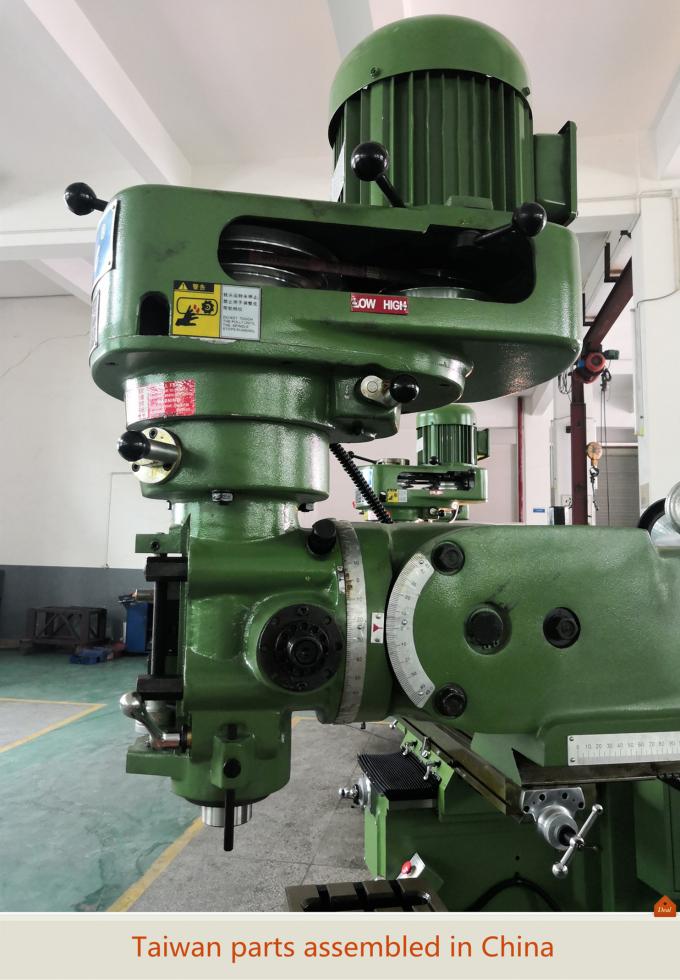 3HP/R8(NT30) Taiwan parts step speed Vertical Turret Milling Machine , 1270*254mm table