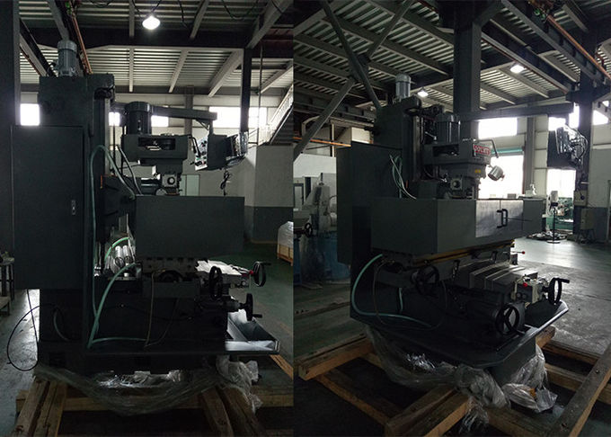 Bed Type Turret Milling Machine , NT40 Spindle Turret Head Milling Machine