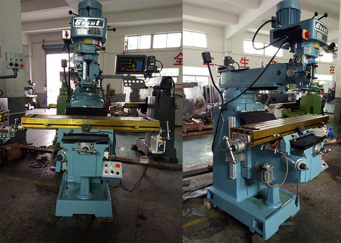 50 Inch Table Size Bridgeport Vertical Milling Machine 127mm Spindle Quill Travel