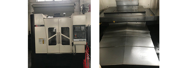 Fully Enclosed Cover Vertical CNC Machine H86A 5500 Kilograms High Efficiency