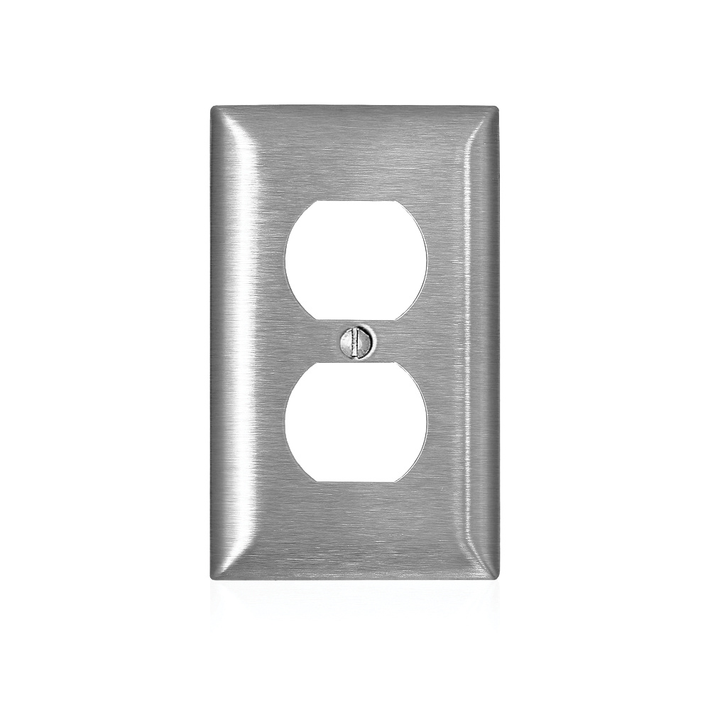 Pass & Seymour TP18-I 2-Gang 1-Toggle Switch 1-Duplex Receptacle Ivory Nylon Standard Combination Unbreakable Wallplate | Independent Electric