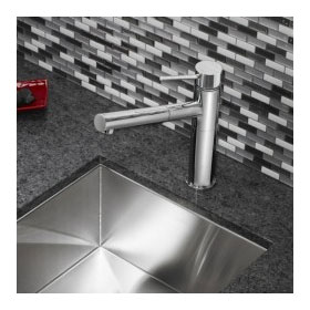 Kitchen Faucets, Apex Pull Down Kitchen Faucet with Dual Spray by Julien | KitchenSource.com