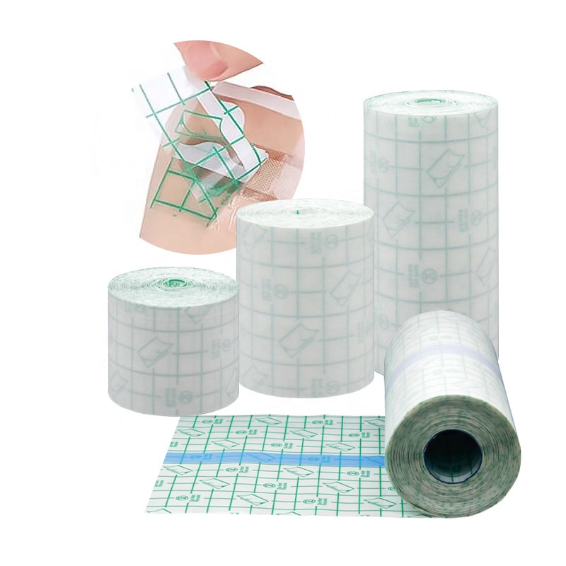 Factory Direct: Waterproof Wound Dressing Roll - Transparent PU Film Adhesive Dressing