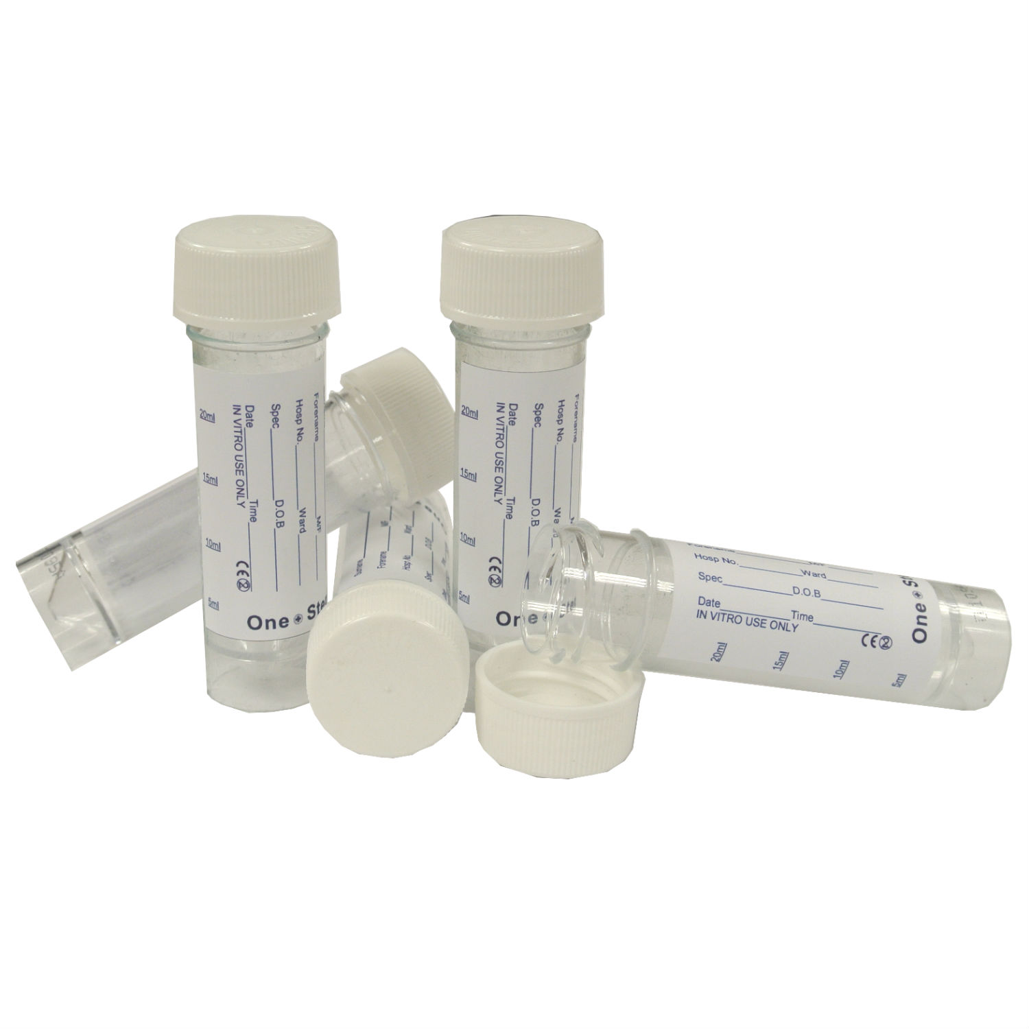 Sterile 30ml urine and stool sample container polypropylene | TCC