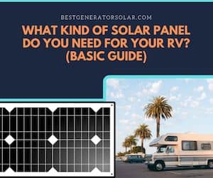 What is the highest wattage solar panel for RV? - Life on wheels