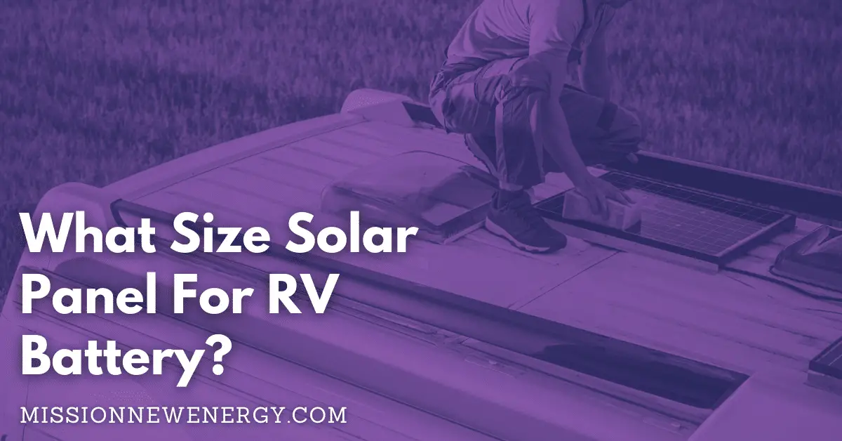 What is the highest wattage solar panel for RV? - Life on wheels