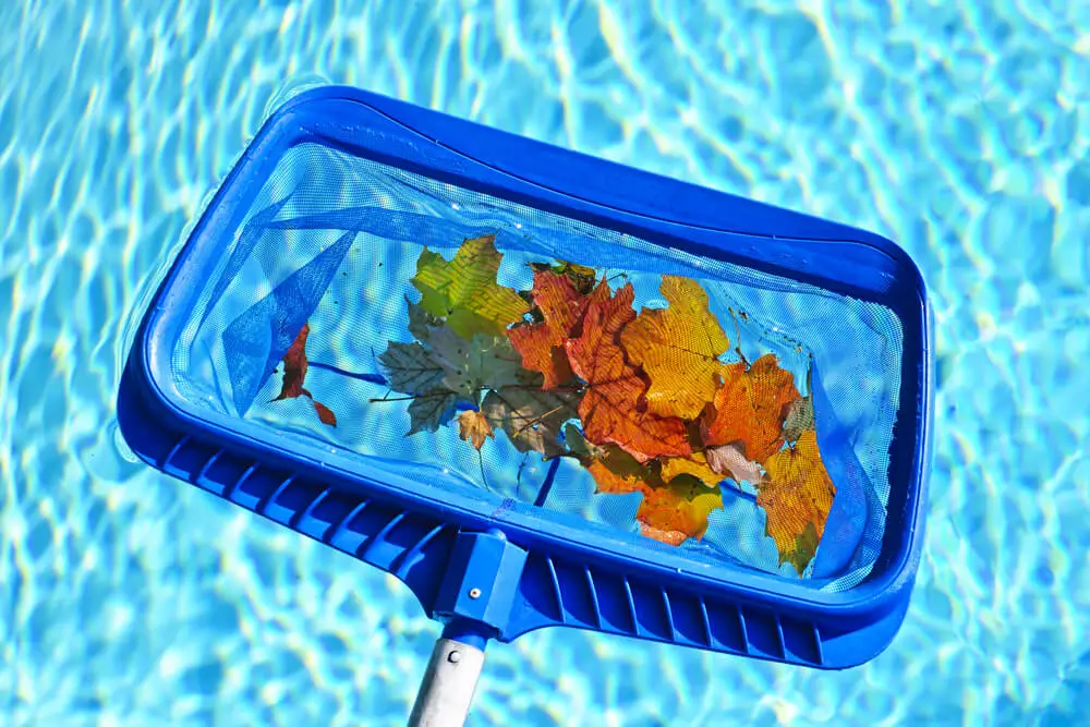 U.S. Pool Supply Economy Pool Leaf Skimmer Net with Adjustable 4 Foot Telescopic Pole - thehostafarm.com