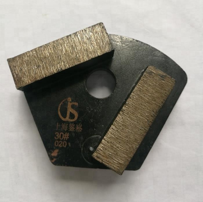 2 bar segment diamond metal pads