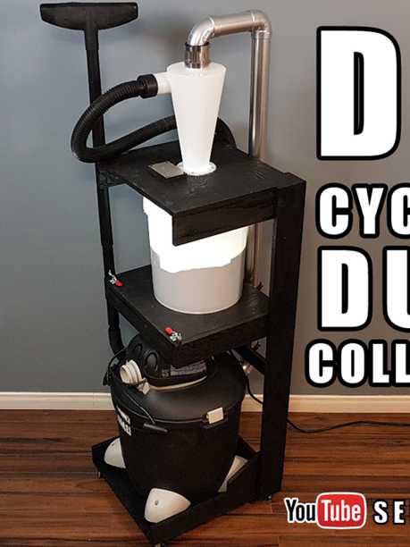 Homemade Cyclone Dust Collector Version 2.0