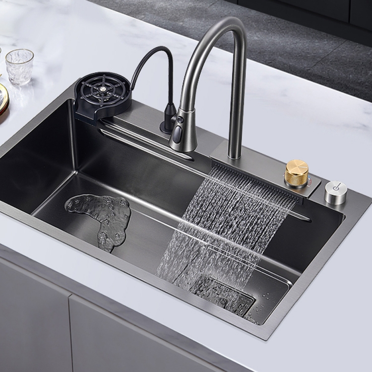  Flying rain Waterfall  Dishwasher Basin Matte <a href='/black-single-sink/'>Black Single Sink</a> Workstation <a href='/kitchen-sink-with-pull-out-faucet/'>Kitchen Sink with Pull-Out Faucet</a>