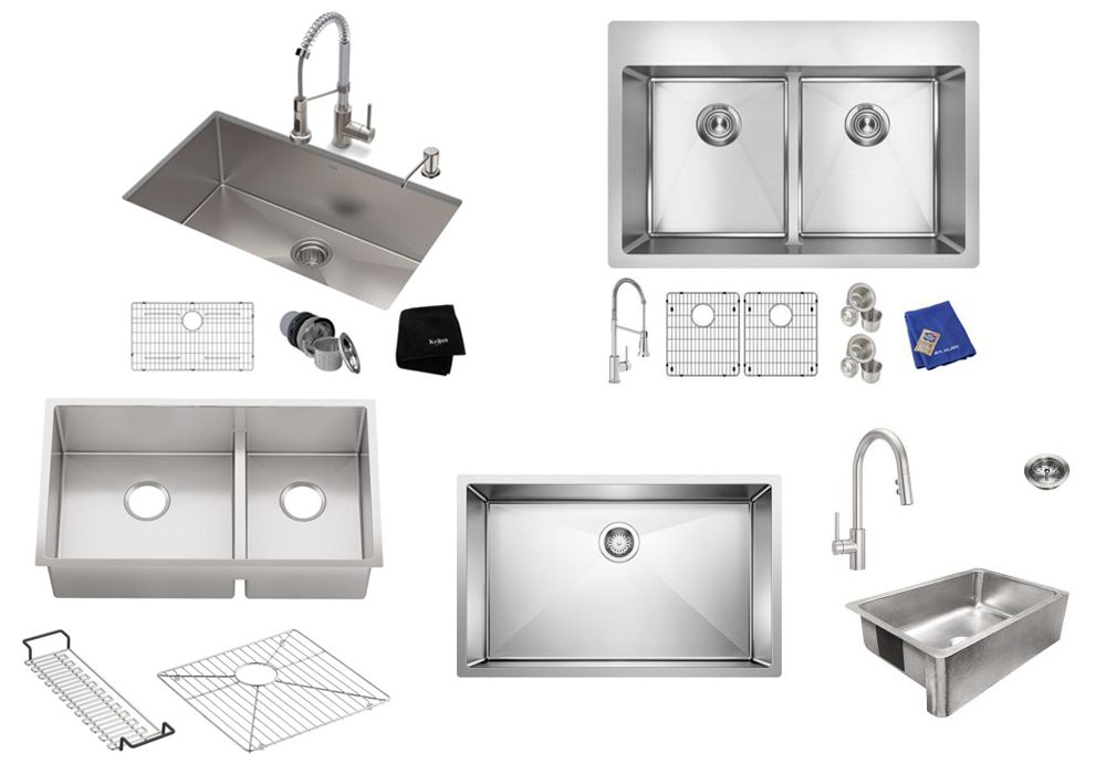 stainless steel kitchen sink