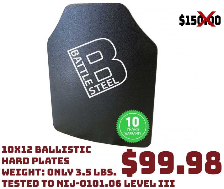 ShotStop Duritium Level III ICW Ballistic Plates | Bulletproof Zone