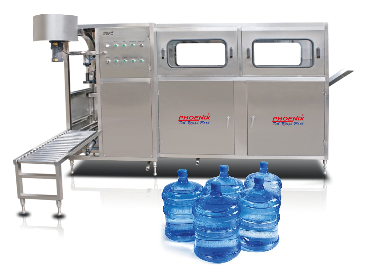 Fully Automatic <a href='/drinking-water-filling-machine/'>Drinking Water Filling Machine</a> 600-3000BPH For 5 Gallon PET Bottle