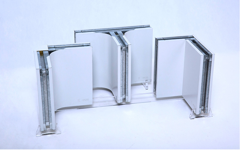 One Piece Aluminum Profilecleanroom Corner systems ForPharmaceutical