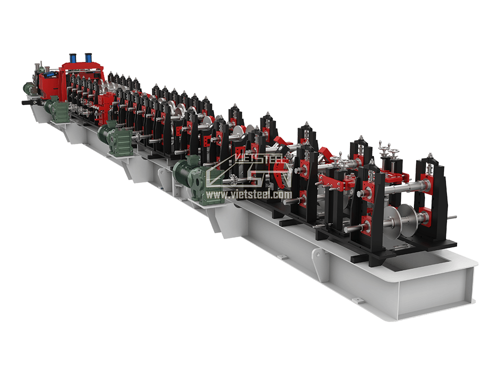 CZ purlin automatic size changeable roll forming machine manufacturers - Co., Ltd.