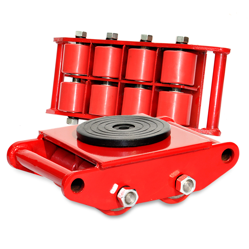 CRA Straight <a href='/cargo-trolley/'>Cargo Trolley</a> Roller Skids | 6 TON Heavy Machinery Moving Equipment | Factory Direct