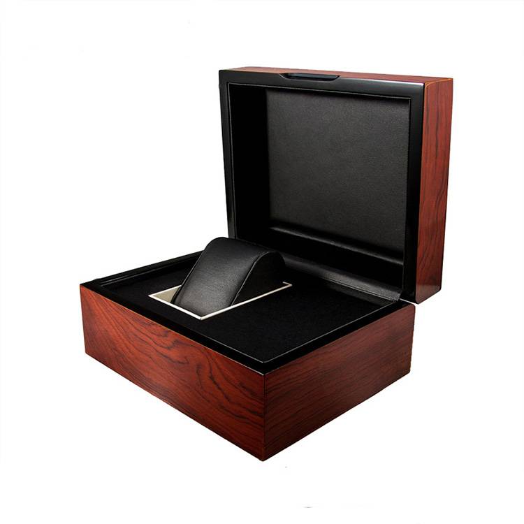 Wood painting watch box