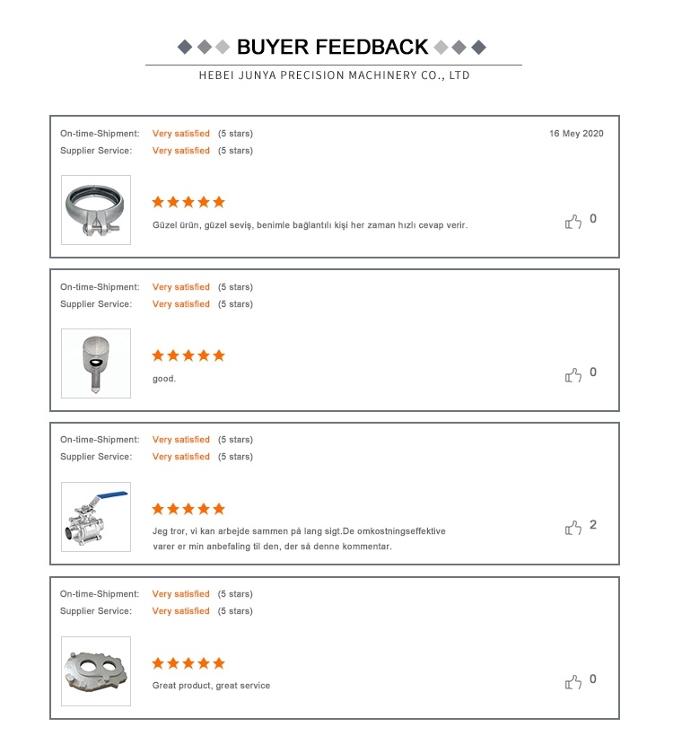 Custom Service 1.4001 304 316 Stainless Steel Precision Casting Products