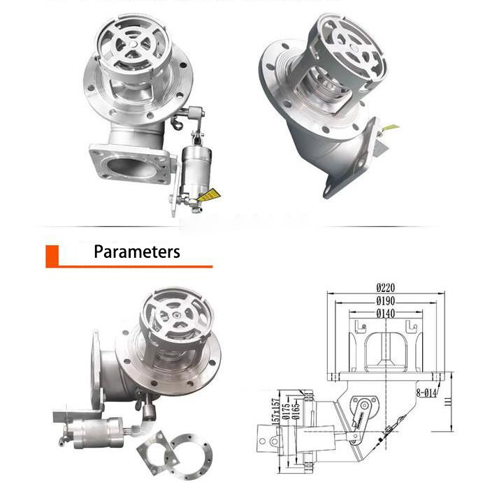 OEM Supplier Customized DIN Amse JIS Standard Stainless Steel 304 316 Manual Oil Tank Emergency Shut off Valve/ Safety Valve / Pressure Reducing Valve