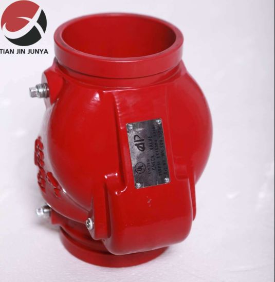 Tianjin Junya Manufacture UL/FM Approved Fire Protection Grooved Type Ductile Iron Swing <a href='/check-valve/'>Check Valve</a>