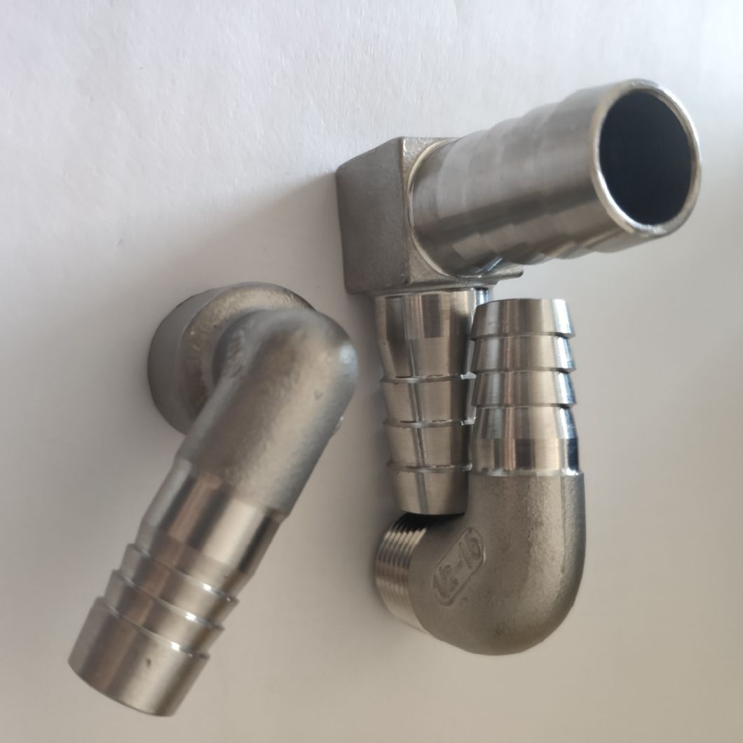 Junya Gi Pipe Fitting Connector Hose Nipple Stainless Steel 304 316 Sanitary Elbow Ductile Iron Plumbing Pipe Fitting