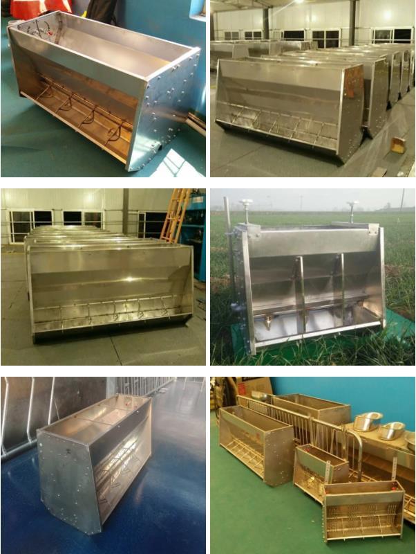 Good Design of Double Side Stainless Steel 304 316 Pig Sow Feeder for Sale Plastic Pig/Piglet/Sow/Hog/Swine Farm Feeding Feeder