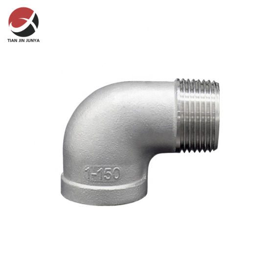 Junya Brand <a href='/casting/'>Casting</a> Thread 304 Stainless Steel 90 Degree Pipe Street Elbow Used in Bathroom Toilet Kitchen Pipe Fitting Plumbing Materials