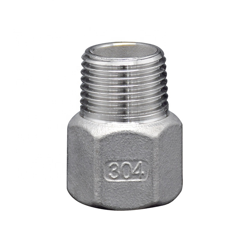 Junya Factory Direct Stainless Steel 304 316 Female Male Hex Adaptor Connector Plumbing Materials