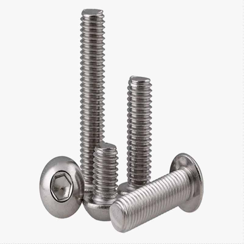 High Quality <a href='/stainless-steel/'>Stainless Steel</a> 304 316 Hex Socket Pan Head Screw Button Head Screw